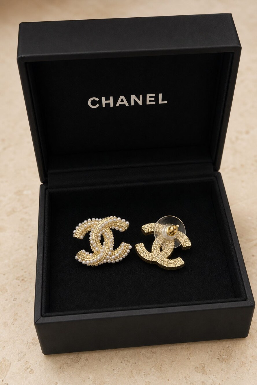 CHANEL Classic Parisian Earrings Style 30 | New with Box - Picture 5 of 9